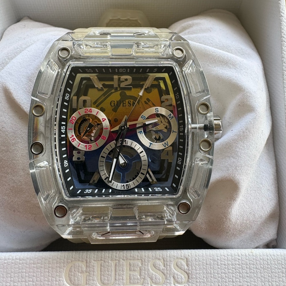 GUESS PHOENIX GW0499G3 Multifunction Silicone men's watch